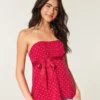 Top babydoll sem alças