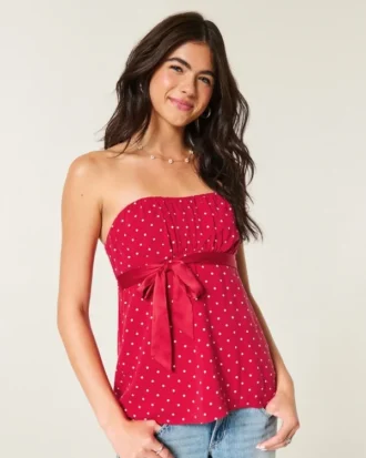 Top babydoll sem alças