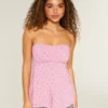 Top babydoll sem alças