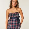 Top babydoll sem alças Top babydoll sem alças