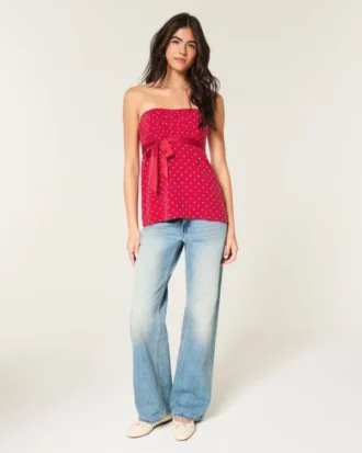 Top babydoll sem alças