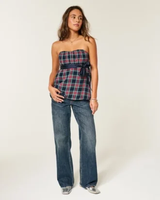 Top babydoll sem alças