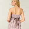 Top babydoll sem alças Top babydoll sem alças