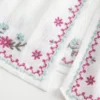 Top babydoll sem alças com bordado Top babydoll sem alças com bordado