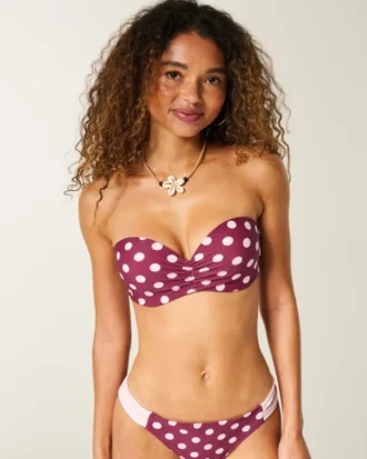Top de biquíni balconette push-up