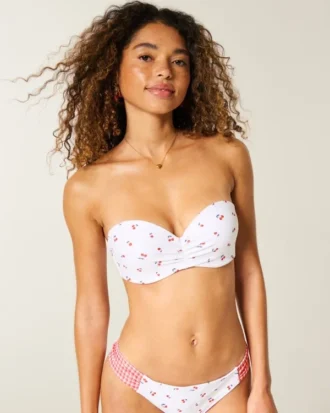 Top de biquíni balconette push-up