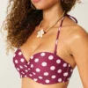 Top de biquíni balconette push-up