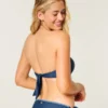 Top de biquíni bandeau com anel em O
