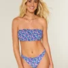 Top de biquíni bandeau com pregas Top de biquíni bandeau com pregas
