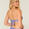 Top de biquíni bandeau com pregas Top de biquíni bandeau com pregas