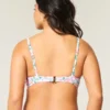 Top de biquíni com aro e decote profundo Curvy