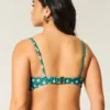 Top de biquíni com aro e decote profundo Curvy