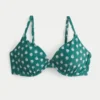 Top de biquíni com aro e decote profundo Curvy