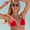Top de biquíni triangular