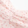 Top de chiffon com acabamento em renda