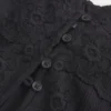 Top longo com detalhes em renda