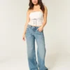 Top tubular com renda em toda a peça