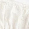 Vestido babydoll sem alças bordado