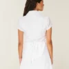 Vestido camisa de manga curta