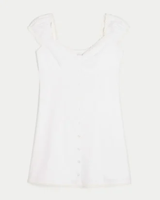 Vestido com mangas curtas