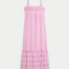 Vestido maxi babydoll