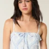 Vestido maxi sem alças com smock