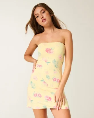 Vestido mini tubinho reversível Taylor